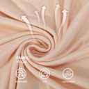 Juephe Lace Slip Underskirt Half Slips for Under Dresses Skirt Extenders Womens Anti StaticOver Knees (Beige, XXL)