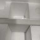21 in. W x 4 in. H Engineered Stone Sidesplash for Bathroom Vanity Sink Top in Carrara White