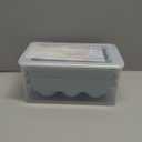 WIBIMEN Large Ice Cube Molds, Big Round Whiskey Ice Cube Trays for Freezer, Easy to Fill & Release, Whiskey Bourbon Cocktail(1.9In*6 Balls- Blue/2 Pack)