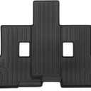 SMARTLINER Custom Fit All Weather Protection Black 3rd Row Liner Compatible with 2023-2024 Toyota Sequoia (Only Fits 7 Passenger Models Without Center Console)