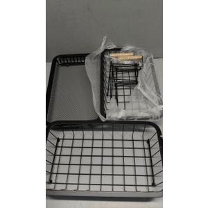 3 Tier Fruit Basket Bowl with 2 Banana Hangers for Kitchen Counter, Vegetable Countertop Produce Storage Holder, Large Capacity Metal Wire Fruits Stand Organizer for Onion Potato Bread Snack, Black