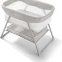 Graco DreamMore Bedside, Newborn, Travel, Portable Bassinet for Newborn Babies to 6 Months, Willow