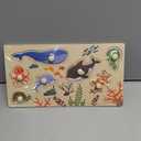 Wooden Peg Puzzles for Toddlers 1-3, 2 Pcs Montessori Puzzles, Animal & Sea Themes Puzzles, Great Preschool Educational Learning Gifts for Girls and Boys