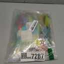 200 Pcs Hanging File Folder Tabs and 200 Pcs 2 Inch Inserts Labels, Plastic File Folder Tabs for Hanging Folders Files (Multicolor)