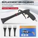 car Cleaning air Blow Gun Compressor Tools Accessories auto Detailing Supplies Interior attachments blowguns 4-piece kit Set - Uses Air Compressor - Blasts Dust, Dirt & Grime Fast