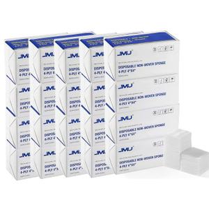 JMU 4000 4x4 Gauze Pads, 4-Ply Non Woven Gauze Sponges, Non-Sterile Gauze All Purpose Gauze