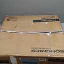 SONGMICS Solid Wood Luggage Racks, Set of 2, No Assembly Required, Foldable Suitcase Stand, Luggage Holder, with Storage Shelf, for Guest Room, Hotel, Bedroom, Cloud White URLR021W01