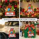 2 x Football Ornament 2026 - Footballs Gift for Players Coach Team, Football Christmas Ornaments for Tree Decor, Unique Sport Gifts for Boys, Gifts for Friends Neighbors, Sport Ornaments for Tree