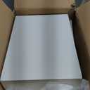 Desk Organizer with 3 Drawers, ALEX Drawer Unit, Chic White Wood Cosmetic Makeup Organizer for Office Vanity Tabletop Storage 13.8"X 6"X10.2"