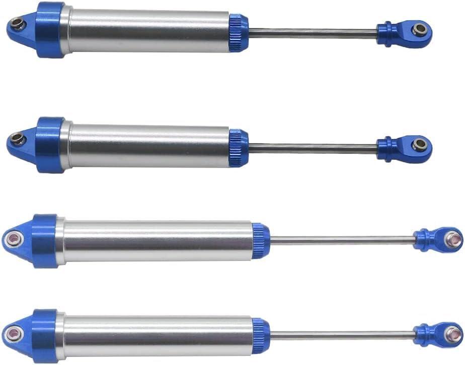 RCAWD 4x Full Aluminum Alloy Front Rear GTR, 134mm 160mm (Fully Assembled w/o Springs, No Threads) Oil Filled Type For 1/7 Traxxas UDR Unlimited Desert Racer 85086-4(Navy Blue)