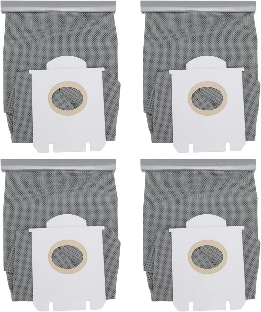 4Pcs Washable Vacuum Cleaner Cloth Dust Bag, Vacuum Cleaner Parts for FC9071 FC8134 FC8613 FC8614