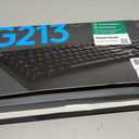 Logitech G213 Prodigy Gaming Keyboard - Wired RGB Backlit Keyboard with Mech-Dome Keys, Palm Rest, Adjustable Feet, Media Controls, USB, Compatible with Windows Black