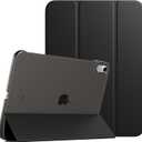 TiMOVO Case for iPad (A16) 11th Generation 11 Inch 2025/iPad 10th Generation 10.9 Inch 2022, Slim Stand Cover with Hard Translucent Back, Support Touch ID, Auto Wake/Sleep, Black
