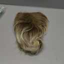 Wigs Synthetic Straight Mid-Length Top Piece Hair Addition Bundle with Wig Comb, MaxWigs Hairloss Booklet
 10 Inch