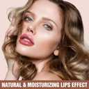 2 x Vevivia Lip Stain Set - Peel Off Lip Stain and Lip Balm, Long Lasting Lip Liner Stain with Natural Finish, Moisturizing Lip Balm for Dry Lips, Hydrating Gloss, Waterproof, Smudge-proof, Nude Pink