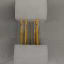 Tubular Light Bulb 7.3 Inch Dimmable T10 LED Bulb E26 6W 60 Watts Edison Bulbs 2700K Solf White,185mm Long for Wall Sconces, Pendant, Livingroom, 4-Pack