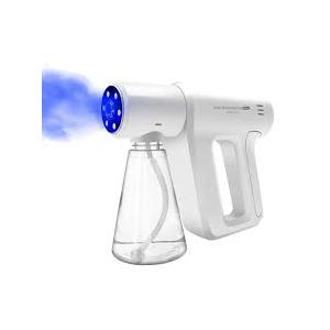 ULV Electrostatic Fogger with Blue Light Technology | 380ml Rechargeable Nano Mister for Multi-Surface Care | Handheld Portable Atomizer (K5 Plus)​​