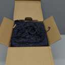 BOURINA Navy Throw Blanket 50x60 Inches Throw Textured Solid Soft Sofa Throw Couch Cover Knitted Decorative Blanket