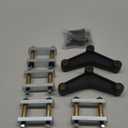 Heavy Duty Greaseable Tandem Trailer Axle Shackle Kit 3.125" Shackles Tandem Axle for Double Eye Springs
