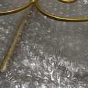 GlikCeil 57" Gold Metal Scroll Easel Stand for Wedding Sign Display, 17 x 15 x 57 inches