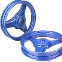 PW50 Rim Kit, Front and Rear Rim Kit for yamaha PY50 PW50 PeeWee Y-Zinger 50 Kid Bikes (Blue)