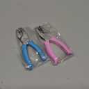 Zonon 2 Pcs Hole Punch Shapes Single Hole Paper Punchers for Crafts Handheld Metal Punch with Soft Grip 1/4" 3/16" Heart Butterfly Flower Holes for DIY Tags Ticket Scrapbook