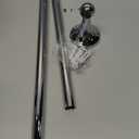 Ntipox Antique Bathroom Towel Bar Polished Chrome, 24 Inch Towel Racks for Bathroom Wall Mounted, Bathroom Towel Holder, Home Decor Towel Rod Chrome