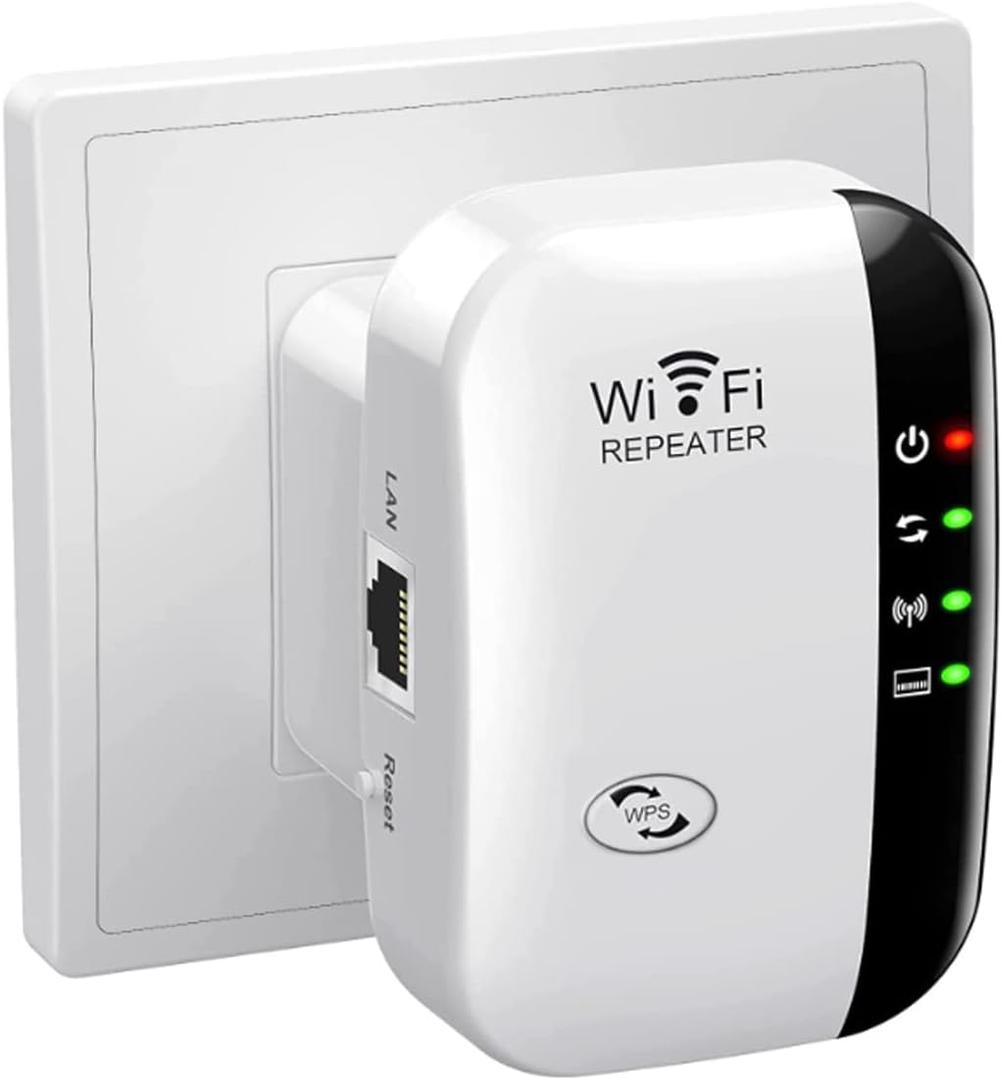 WiFi Extender WiFi Range Extender, Wireless Internet Repeater, WiFi Extenders Signal Booster for Home Up to 5000 sq.ft and 45 Devices, 1-Key Setup, Access Point, Alexa Compatible