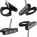 Mile High Life Mens Right Handed Golf Putter | Innovative Design w/Premium Grip & Enhanced Aim Line for Alignment | Optimized Value Putter Alternative to Major Brands, Shaft Length: 35 inches, Loft: 3 degrees