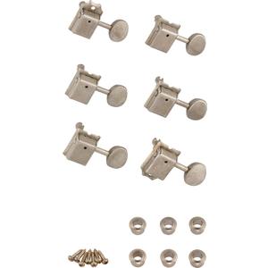Fender Road Worn Guitar Tuning Machines Set - Road Worn Nickel