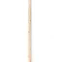 17.71” Heavy Duty Push Broom Outdoor, Stiff Plastic Bristles 4-Layer, 32.28” Wooden Handle, Industrial Broom for Garage Floor, Warehouse, Patio, Concrete, Deck & Sidewalk Cleaning