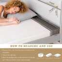 Bed Gap Filler Mattress Extender for Between Mattress and Wall, 39"x2"x12"