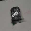 Small 4 Gallon Trash Bags for Bathroom & Bedroom, Drawstring Garbage Bags for Office Desk, Vanity, Pack of 83, 43x46cm, 4.05g/pcs, Unscented, Black