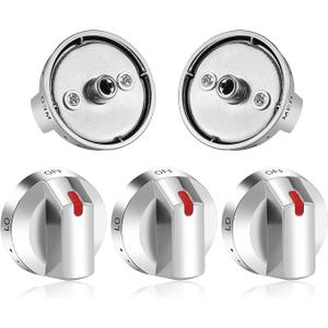 DG64-00473A Compatible for Samsung Gas Stove Knobs Replacements,5Packs
