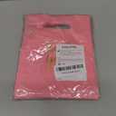 100 Pack Thank You Bags for Small Business, 6x8 Inch Pink Plastic Present Bags with Handles, Extra Thick Reusable Merchandise Bags for Retail Boutique Wedding Party Favors