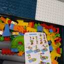 Double Sided Kids Activity Table with Storage, All-in-1 Multi Activity Table, 105pcs Marble Run Building Blocks Compatible with Classic Bricks, Craft Play Sand Water Table for Toddler