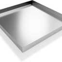 Washing Machine Pan-32" x 30" x 2.5" Heavy Duty 304 Stainless Steel Washing Machine Tray, Washer Pan, Drip Tray Catch, No Hole (304 Stainless Steel-32 x 30 x 2.5 Inch)