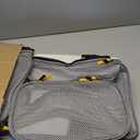 pidipiti 18x13.5x9 TSA Approved top Expandable Rolling pet Carrier for Small Dog Puppy cat up to 8 lbs and 17'' in,Soft Sided for Spirit Southwest Airline,with 4 Wheels and 2 Pockets(Grey).