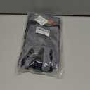 YESWELDER Leather Work Gloves for Men or WomenSuitable for welding | gardening |construction etc. Cowhide leather with cotton lining, wrist closure, grippy and durable.Reinforced palm,Black-gray L (Large (Pack of 1))