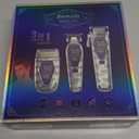 Hair Clippers for Men Professional, T-Blade Hair Trimmer for Men, Electric Shaver Razor, Beard Trimmer, 3 in 1 Cordless Barber Clippers and Trimmers Set, Haircutting Kit LCD Display (Bronze)