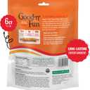 Good n Fun Triple Flavor Rolls for Large Dogs, Treat Your Dog to Long-Lasting Chews Made with Real Beef Hide and Chicken, 6 Count (EXP 11/21/28)