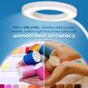 OttLite Vibe LED Ring Light, Rechargeable and Portable, 3 Color Temperatures, Book Light, Table Lamp Reading, Work, Desk Lamp for Home Office or Bedside