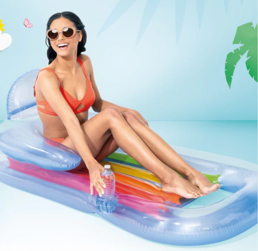 Intex King Kool Lounge Inflatable Swimming Pool Lounger