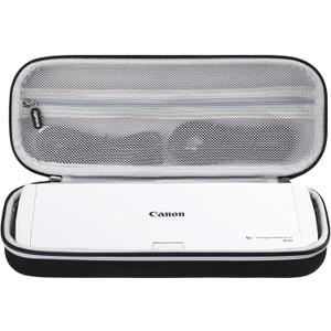 Aproca Portable Case Compatible with Canon ImageFORMULA R10 / ImageFORMULA P-215II Portable Document Scanner, Storage Hard Bag - Black (Case Only)