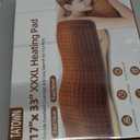 XXXL Heating Pad for Back Pain Relief, Heated Pad for Neck/ Shoulders/ Legs/ Knees/ Feet/ Cramps, 6 Heat Settings Auto-Off, Heat Pads for Women, Birthday Mothers Day Gifts for Mom Wife Grandma Her, 17"x33"