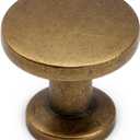 10 Pack Cabinet Knobs Antique Brass Kitchen Cabinet Knobs Zinc Alloy Drawer Pulls Solid Cabinet Hardware (Standard)