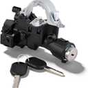 989-019 Ignition Switch Lock Cylinder Assembly with 2 Chip Keys and Shear Bolt, Fit for 2008-2012 Ford Escape, 2009-2011 Ford Focus, Mazda Tribute, Mercury Mariner, Replaces 9L8Z-3511-A
