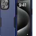 2 x NTG2023 New Designed for iPhone 15 Pro Max Case, Heavy-Duty Tough Slim Shockproof [2 Layer Structure][Military Grade Protection] Phone Case for iPhone 15 Pro Max(6.7 Inch), Cobalt Blue