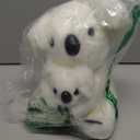 11 inch Mum and Baby Koala Plush Toy Stuffed Animal Toy Plush Animal Doll (White)
