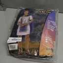 EraSpooky Adult Mens Roman Gladiator Costume Ancient Roman Emperor of the Sun Imperator Set Halloween Dress Up Party (Medium)